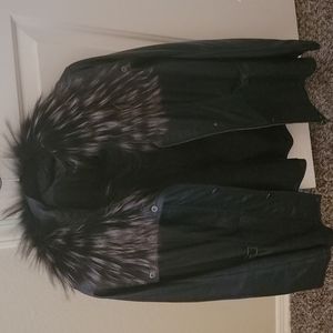 Verricci blue soft lambskin leather jacket XL